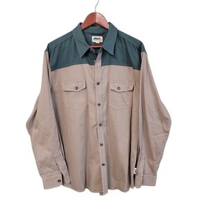 Edgevale Colorblock Yonder Shirt-Ltd Edition Canvas Workwear Outdoor‎ Shirt XXL